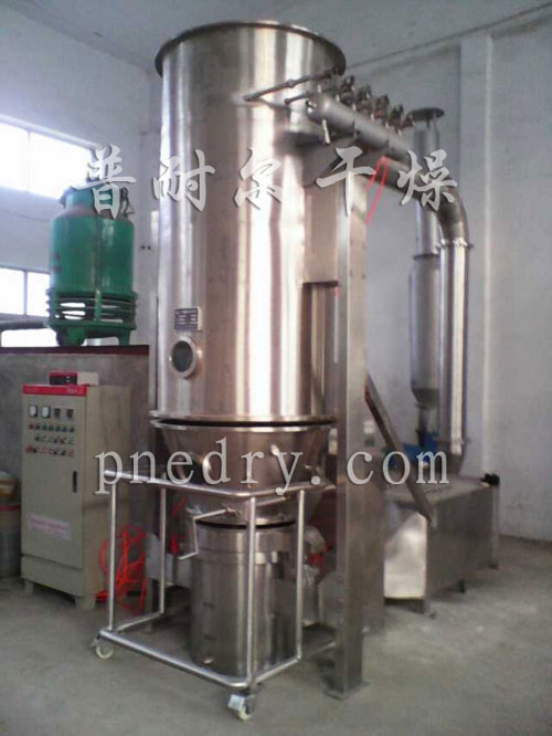 沸騰干燥機(jī)成產(chǎn)現(xiàn)場
